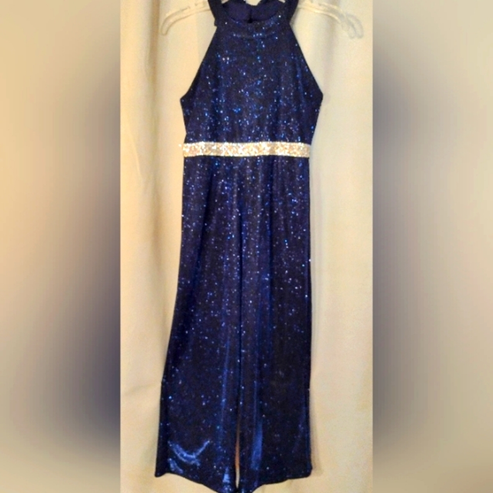 Girls Rare Editions Sparkley Jumpsuit size 8